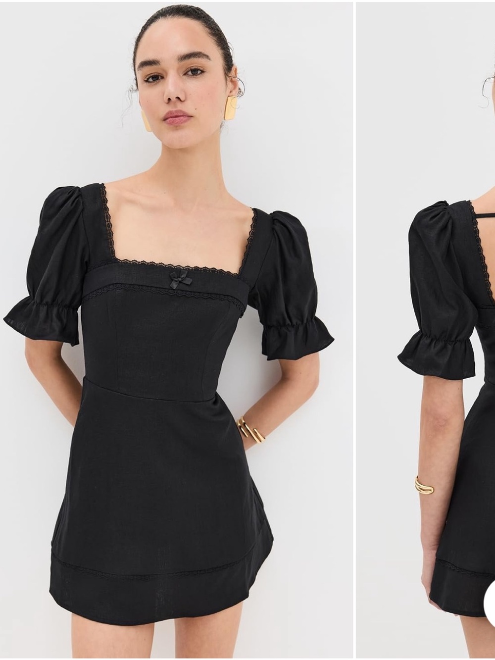 Reformation Evianna linen dress